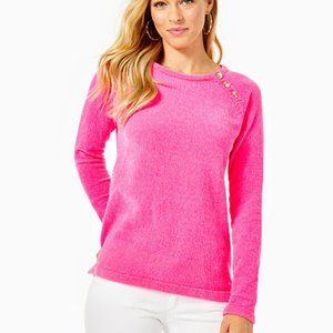 Lilly Pulitzer Pippin Sweater in Cockatoo Pink XS NWT